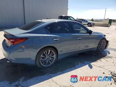 Trzecie zdjęcie samochodu z tyłu: 2022 INFINITI Q50 RED SPORT 400 VIN:JN1FV7DP9NM370278 - miniatura