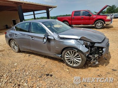 Czwarte zdjęcie samochodu z boku: 2018 INFINITI Q50 3.0T LUXE VIN:JN1EV7AP1JM364937 - miniatura