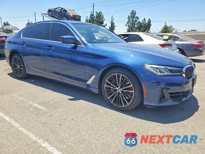 Czwarte zdjęcie samochodu z boku: 2021 BMW 540 I VIN:WBA53BJ05MCG14778 - miniatura