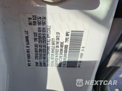 Zdjęcie 13 z 13 samochodu: 2019 HONDA ODYSSEY ELITE VIN:5FNRL6H91KB040905 - miniatura