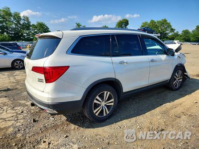 Trzecie zdjęcie samochodu z tyłu: 2018 HONDA PILOT TOURING VIN:5FNYF6H93JB065628 - miniatura