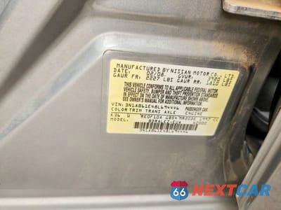 Zdjęcie 12 z 12 samochodu: 2008 NISSAN SENTRA 2.0 VIN:3N1AB61E48L694446 - miniatura