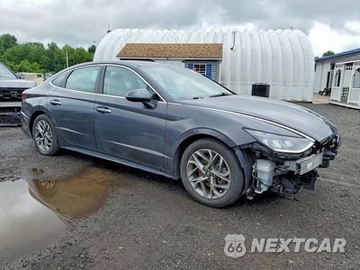 Czwarte zdjęcie samochodu z boku: 2020 HYUNDAI SONATA SEL VIN:5NPEF4JA2LH061862 - miniatura