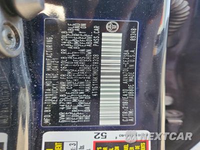 Zdjęcie 13 z 13 samochodu: 2021 TOYOTA CAMRY SE VIN:4T1G11AK1MU578328 - miniatura