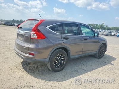 Trzecie zdjęcie samochodu z tyłu: 2016 HONDA CR-V SE VIN:2HKRM4H49GH702048 - miniatura