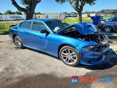 Czwarte zdjęcie samochodu z boku: 2023 DODGE CHARGER GT VIN:2C3CDXMG9PH524159 - miniatura