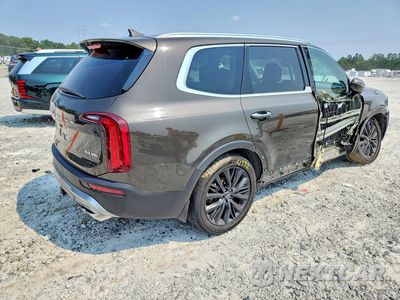 Trzecie zdjęcie samochodu z tyłu: 2020 KIA TELLURIDE SX VIN:5XYP5DHC1LG090618 - miniatura