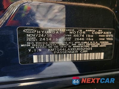 Zdjęcie 13 z 13 samochodu: 2019 GENESIS G70 2.0T ADVANCED VIN:KMTG44LAXKU032501 - miniatura