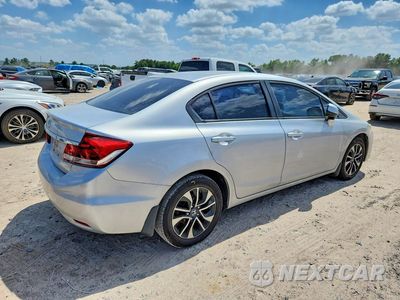 Trzecie zdjęcie samochodu z tyłu: 2013 HONDA CIVIC EX VIN:19XFB2F8XDE227190 - miniatura