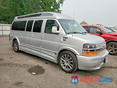 Czwarte zdjęcie samochodu z boku: 2018 CHEVROLET EXPRESS G2 VIN:1GCWGBFGXJ1162655 - miniatura