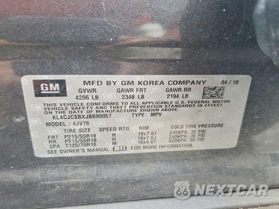Zdjęcie 13 z 13 samochodu: 2018 BUICK ENCORE ESSENCE VIN:KL4CJCSBXJB690057 - miniatura