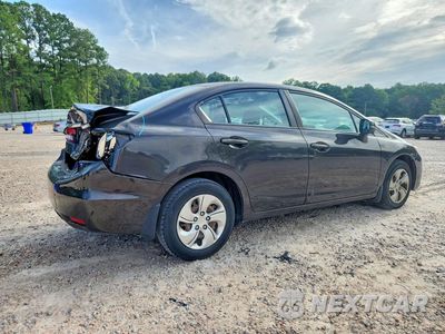 Trzecie zdjęcie samochodu z tyłu: 2013 HONDA CIVIC LX VIN:19XFB2F50DE201994 - miniatura