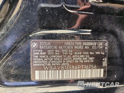 Zdjęcie 23 z 24 samochodu: 2006 BMW 325 I VIN:WBAVB13586PT16756 - miniatura