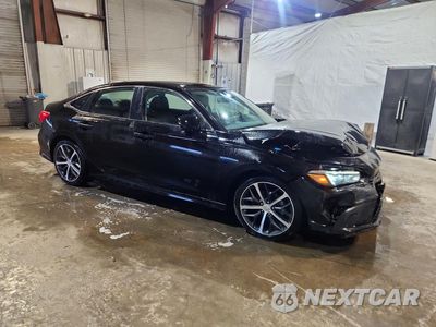 Czwarte zdjęcie samochodu z boku: 2024 HONDA CIVIC TOURING VIN:2HGFE1F94RH331911 - miniatura