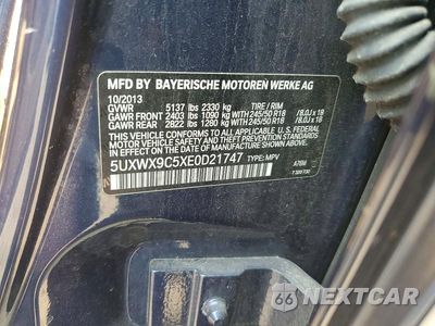 Zdjęcie 13 z 13 samochodu: 2014 BMW X3 XDRIVE28I VIN:5UXWX9C5XE0D21747 - miniatura