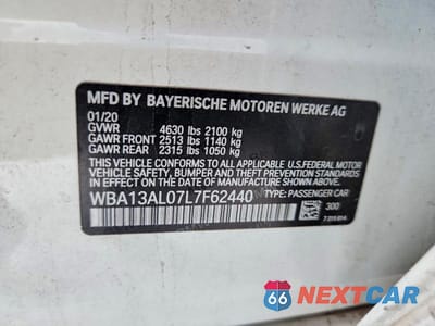 Zdjęcie 12 z 12 samochodu: 2020 BMW M235XI VIN:WBA13AL07L7F62440 - miniatura