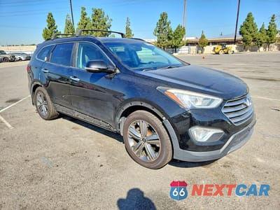 Czwarte zdjęcie samochodu z boku: 2015 HYUNDAI SANTA FE LIMITED VIN:KM8SR4HF6FU125080 - miniatura
