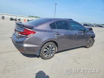 Trzecie zdjęcie samochodu z tyłu: 2014 HONDA CIVIC EX VIN:19XFB2F8XEE071413 - miniatura