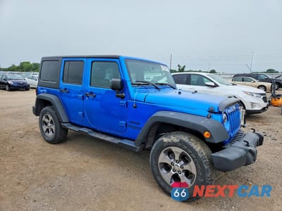 Czwarte zdjęcie samochodu z boku: 2015 JEEP WRANGLER UNLIMITED SPORT VIN:1C4BJWDG9FL675966 - miniatura