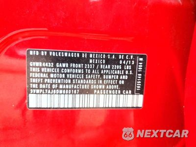 Zdjęcie 12 z 12 samochodu: 2013 VOLKSWAGEN JETTA TDI VIN:3VWPL7AJ6DM680167 - miniatura