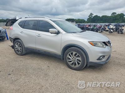 Czwarte zdjęcie samochodu z boku: 2015 NISSAN ROGUE SL VIN:5N1AT2MT6FC905566 - miniatura