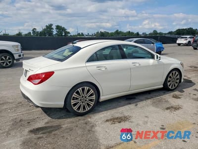 Trzecie zdjęcie samochodu z tyłu: 2018 MERCEDES-BENZ CLA 250 4MATIC VIN:WDDSJ4GB2JN691806 - miniatura