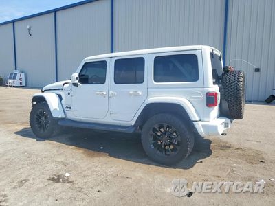 Drugie zdjęcie samochodu z przodu: 2021 JEEP WRANGLER UNLIMITED SAHARA VIN:1C4HJXENXMW528712 - miniatura