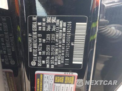 Zdjęcie 13 z 13 samochodu: 2016 KIA SORENTO SX V6 VIN:5XYPKDA50GG143206 - miniatura