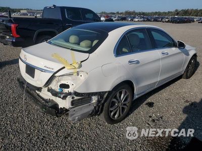 Trzecie zdjęcie samochodu z tyłu: 2017 MERCEDES-BENZ C 300 4MATIC VIN:55SWF4KB6HU182815 - miniatura