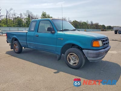 Czwarte zdjęcie samochodu z boku: 1994 FORD RANGER SUPER CAB VIN:1FTCR14UXRTA51703 - miniatura