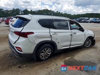 Trzecie zdjęcie samochodu z tyłu: 2020 HYUNDAI SANTA FE SEL VIN:5NMS33ADXLH291887 - miniatura
