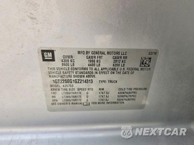 Zdjęcie 12 z 12 samochodu: 2016 GMC SIERRA K2500 SLE VIN:1GT22SEG1GZ214313 - miniatura