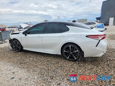 Drugie zdjęcie samochodu z przodu: 2019 TOYOTA CAMRY XSE VIN:4T1B61HK6KU259375 - miniatura