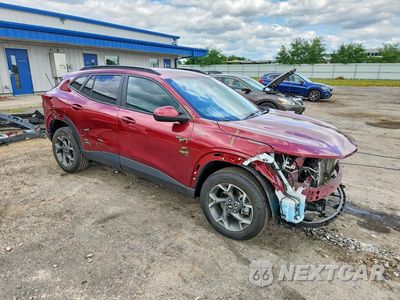 Czwarte zdjęcie samochodu z boku: 2024 CHEVROLET TRAX 1LT VIN:KL77LHE27RC222140 - miniatura