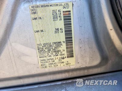 Zdjęcie 12 z 12 samochodu: 2017 NISSAN ALTIMA 2.5 SR VIN:1N4AL3AP6HC241084 - miniatura