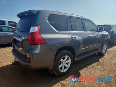 Trzecie zdjęcie samochodu z tyłu: 2010 LEXUS GX 460 PREMIUM VIN:JTJJM7FXXA5017136 - miniatura