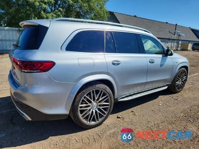 Trzecie zdjęcie samochodu z tyłu: 2022 MERCEDES-BENZ GLS 63 AMG 4MATIC VIN:4JGFF8KE8NA826334 - miniatura