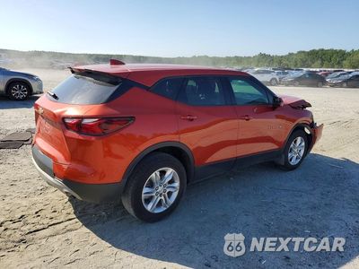 Trzecie zdjęcie samochodu z tyłu: 2021 CHEVROLET BLAZER 2LT VIN:3GNKBCRS1MS578672 - miniatura