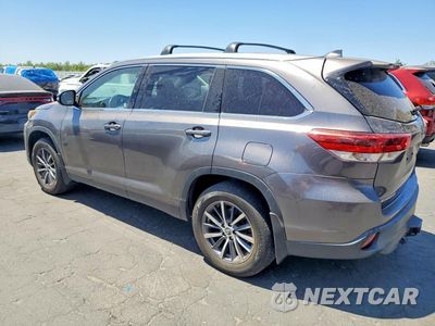 Drugie zdjęcie samochodu z przodu: 2019 TOYOTA HIGHLANDER XLE VIN:5TDJZRFH2KS596496 - miniatura