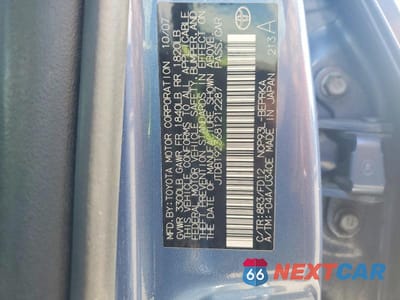 Zdjęcie 13 z 13 samochodu: 2008 TOYOTA YARIS BASE VIN:JTDBT923681212287 - miniatura