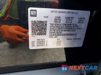 Zdjęcie 13 z 13 samochodu: 2026 GMC YUKON ELEVATION VIN:1GKS2BKD3TR259472 - miniatura
