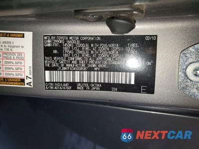 Zdjęcie 13 z 13 samochodu: 2010 LEXUS GX 460 VIN:JTJBM7FX3A5008587 - miniatura