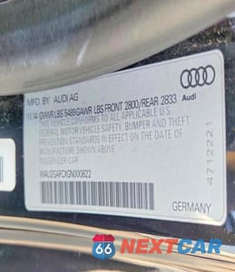 Zdjęcie 12 z 12 samochodu: 2016 AUDI A7 PRESTIGE VIN:WAU2GAFCXGN000822 - miniatura