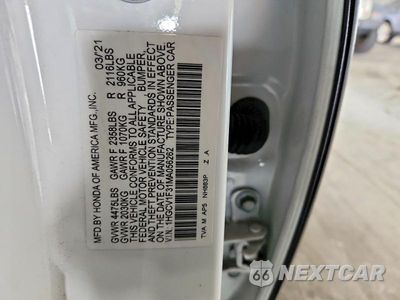 Zdjęcie 12 z 12 samochodu: 2021 HONDA ACCORD SPORT VIN:1HGCV1F31MA056262 - miniatura