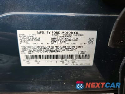 Zdjęcie 13 z 13 samochodu: 2016 FORD EDGE SEL VIN:2FMPK4J93GBB02197 - miniatura