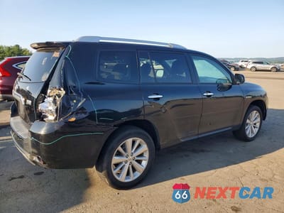 Trzecie zdjęcie samochodu z tyłu: 2010 TOYOTA HIGHLANDER HYBRID LIMITED VIN:JTEJW3EH7A2037891 - miniatura