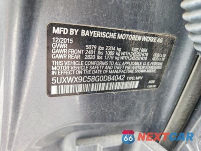 Zdjęcie 13 z 13 samochodu: 2016 BMW X3 XDRIVE28I VIN:5UXWX9C58G0D84042 - miniatura