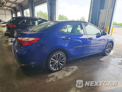 Trzecie zdjęcie samochodu z tyłu: 2014 TOYOTA COROLLA S PLUS VIN:5YFBURHE2EP015212 - miniatura