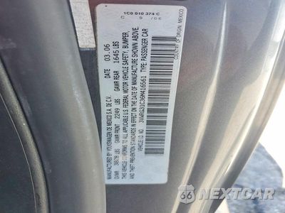 Zdjęcie 12 z 12 samochodu: 2006 VOLKSWAGEN BEETLE VIN:3VWRG31C36M416561 - miniatura