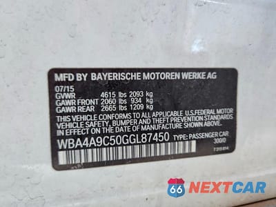 Zdjęcie 12 z 12 samochodu: 2016 BMW 428 I GRAN COUPE SULEV VIN:WBA4A9C50GGL87450 - miniatura